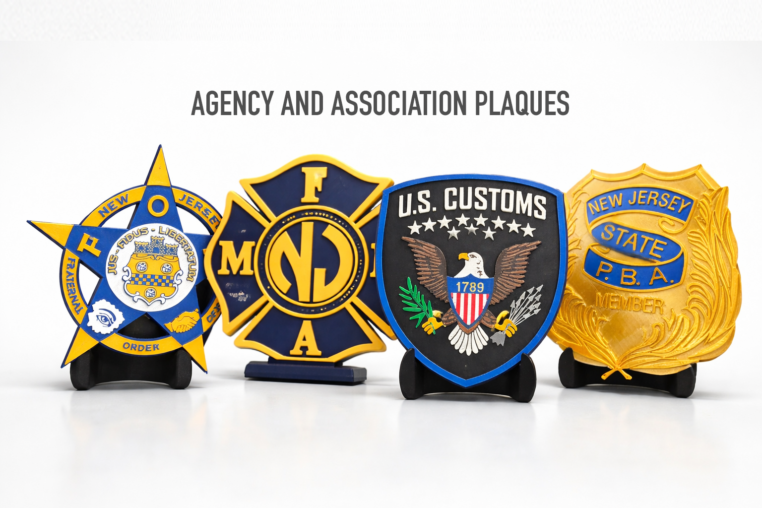 Agency and Association Plaques