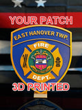 Custom 3D Printed Badge / Patch Replica | Fire, Police, EMS, Military Emblem Display