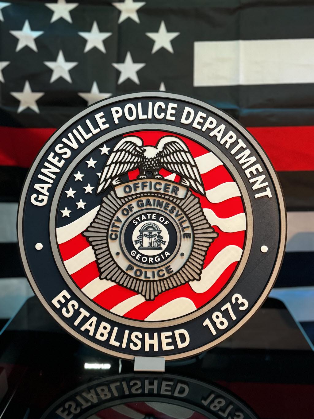 Custom 3D Printed Badge / Patch Replica | Fire, Police, EMS, Military Emblem Display