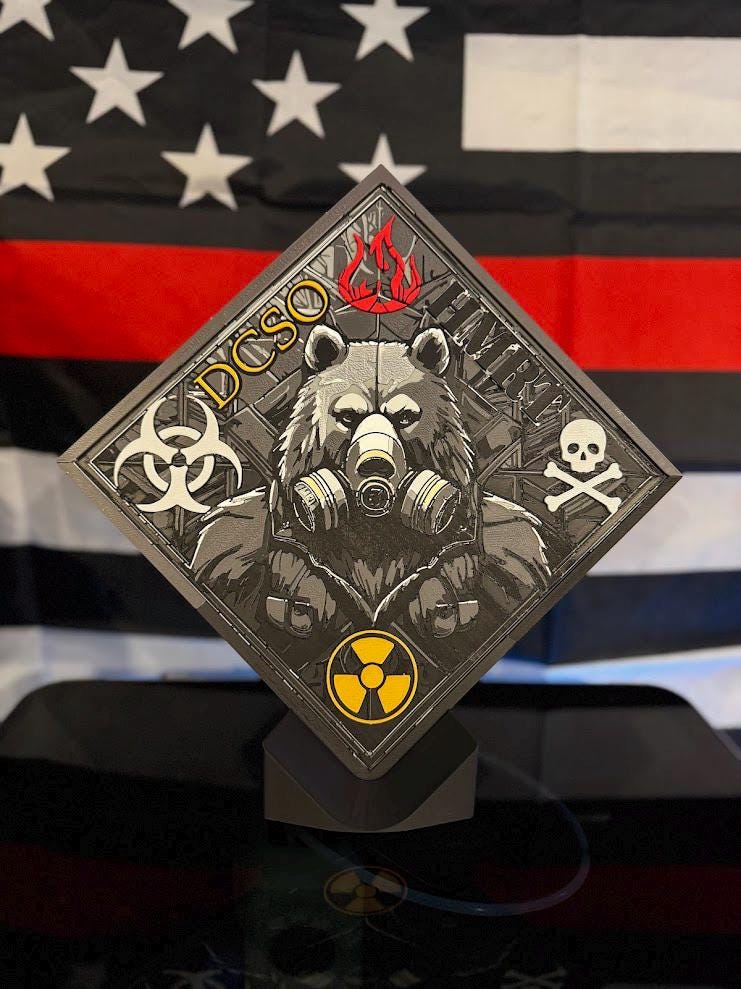 Custom 3D Printed Badge / Patch Replica | Fire, Police, EMS, Military Emblem Display