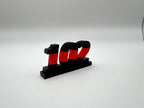 Custom 3D Duty Desk Name Stand – Personalized Display with Name & Badge Number