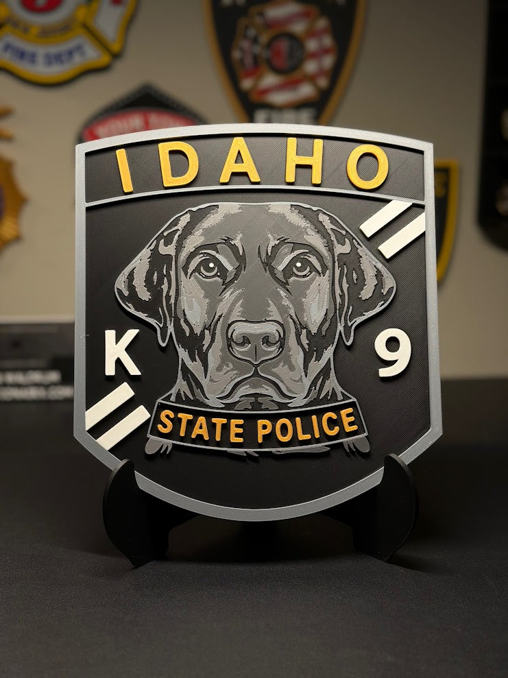 Custom 3D Printed Plaque From Your Patch, Badge or Logo