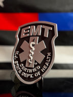 NJ EMT 3D Plaque | State Certified EMS Gift with Stand