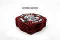 Custom Logo Coasters | 3D Printed | Desk Coaster | Multi-Color