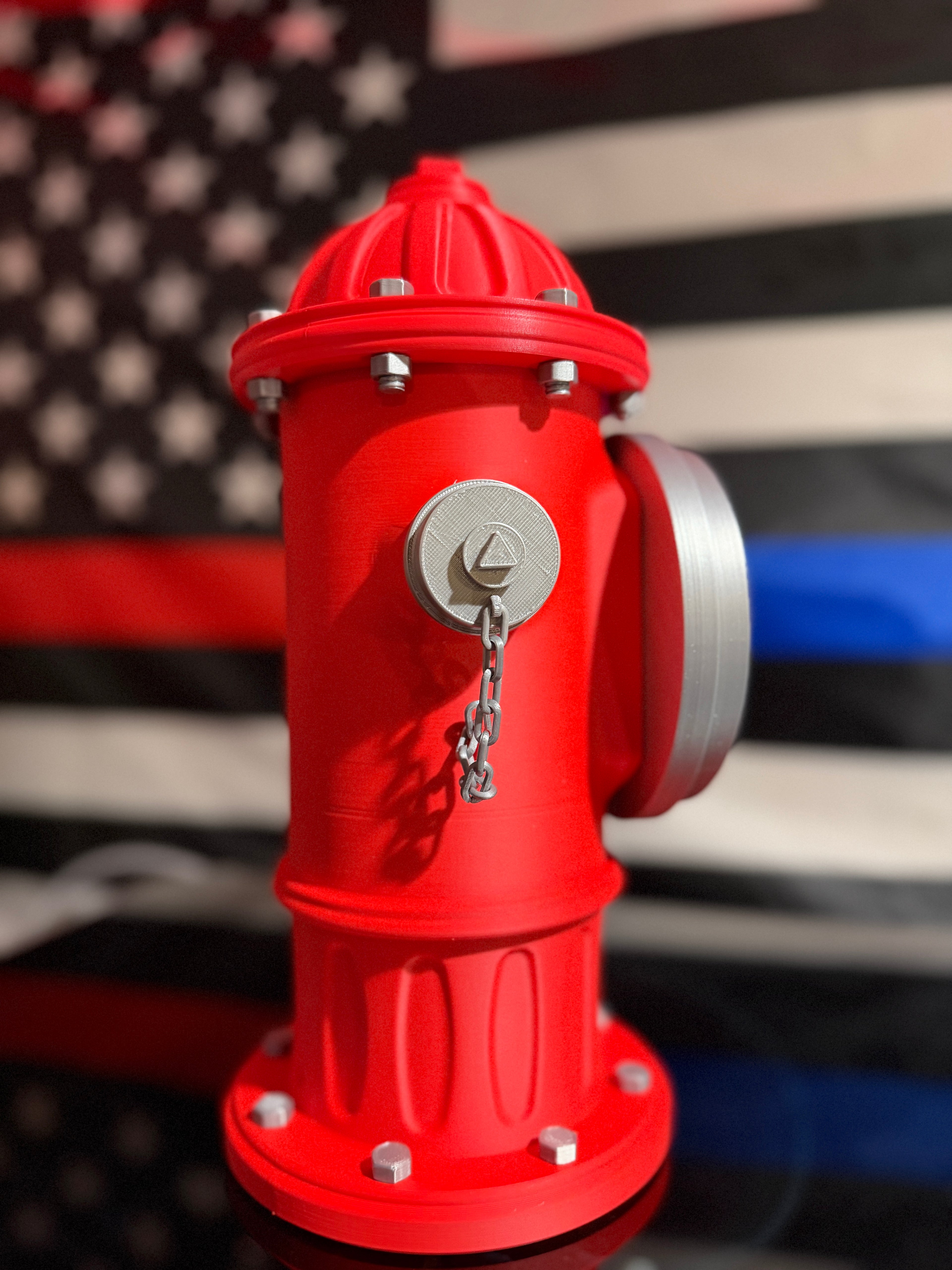Custom Fire Hydrant Clock: Firefighter Gift, Personalized Maltese Dial