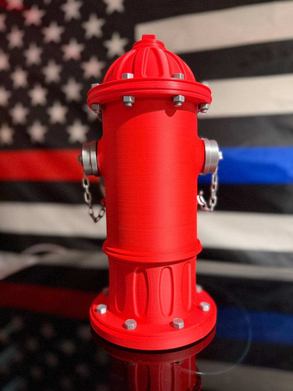 Custom Fire Hydrant Clock: Firefighter Gift, Personalized Maltese Dial