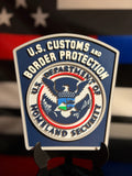 U.S. Customs and Border Protection 3D Printed Patch Plaque