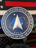 United States Space Force 3D Plaque with Stand and Wall Mount Decorative Military Display