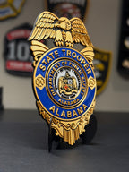 Custom 3D Printed Badge Patch Logo Plaque | Personalized First Responder Retirement Gift