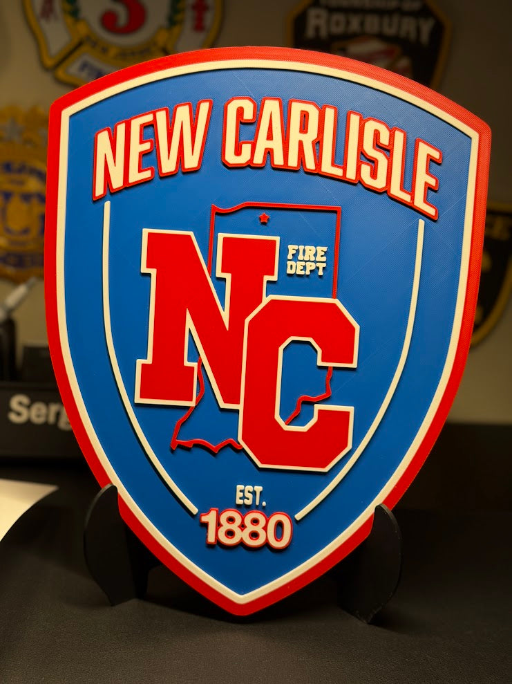 Custom 3D Printed Plaque From Your Patch, Badge or Logo