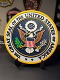 United States Seal of America 3D Plaque with Stand and Wall Mount Decorative Military Display