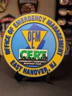 Custom 3D Printed Badge Patch Logo Plaque | Personalized First Responder Retirement Gift