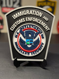 ICE Immigration and Customs Enforcement 3D Printed Display Plaque
