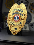 Custom 3D Printed Badge Patch Logo Plaque | Personalized First Responder Retirement Gift