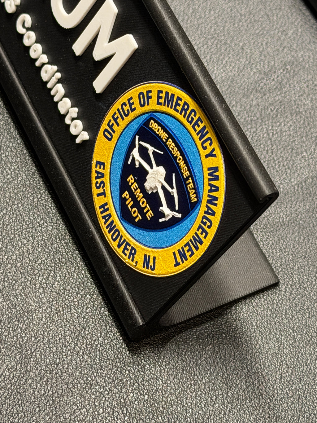 Custom Desk Nameplate With Holder | Optional Full Color Logo