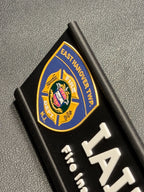 Custom Desk Nameplate With Holder | Optional Full Color Raised Logo