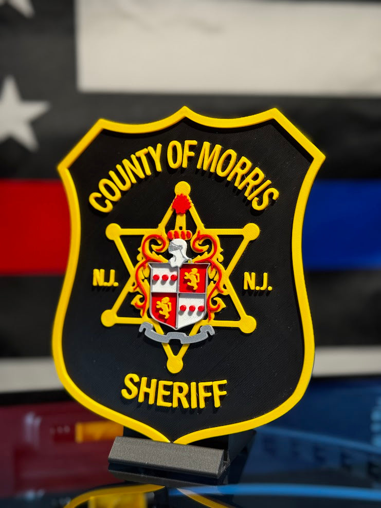 Custom 3D Printed Plaque From Your Patch, Badge or Logo