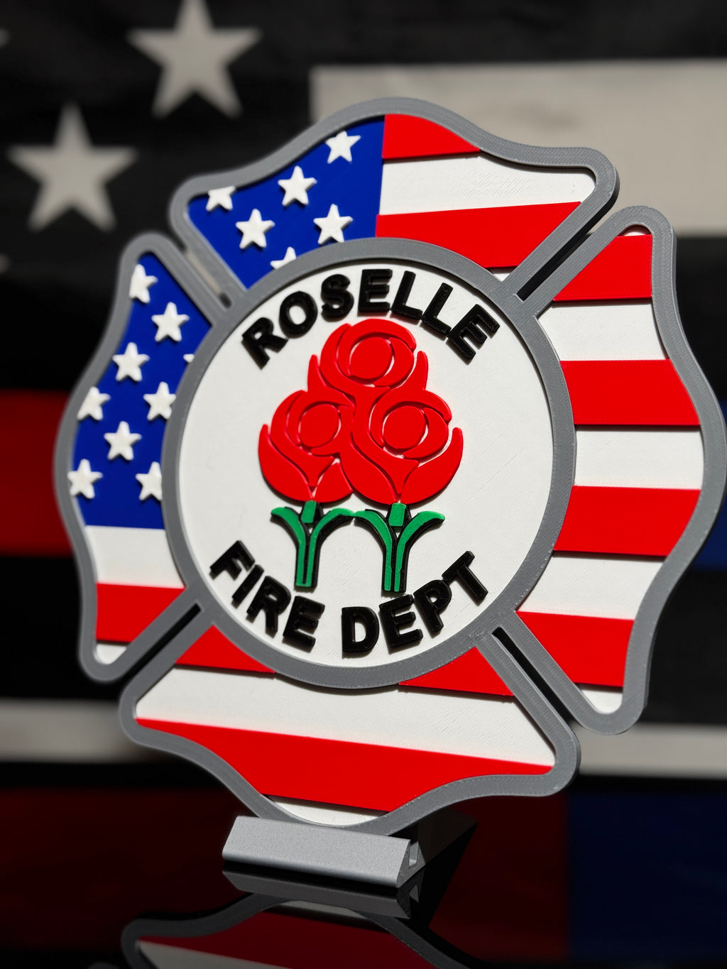 Custom 3D Printed Plaque From Your Patch, Badge or Logo