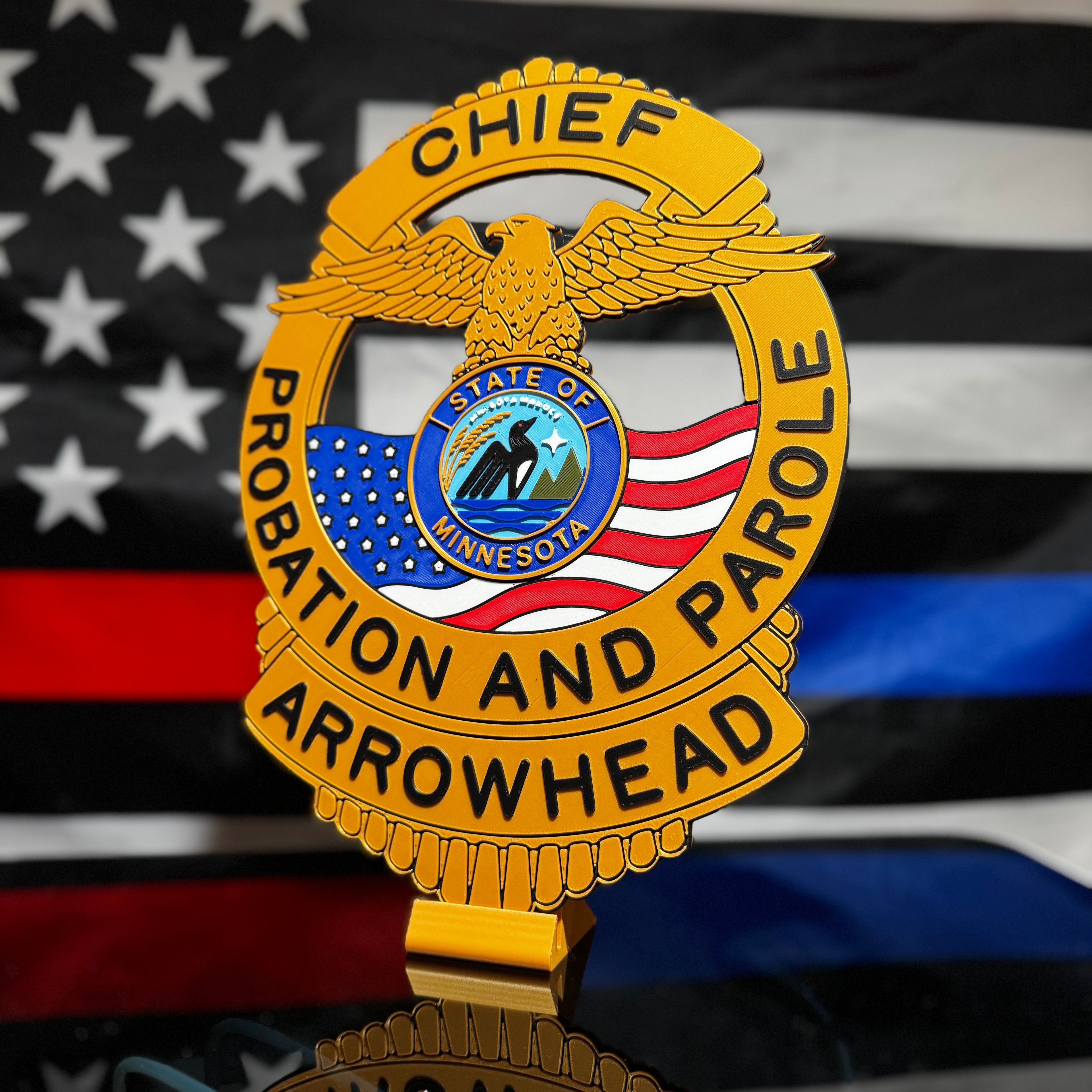 Custom 3D Printed Plaque From Your Patch, Badge or Logo