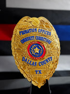 Custom 3D Printed Badge Patch Logo Plaque | Personalized First Responder Retirement Gift