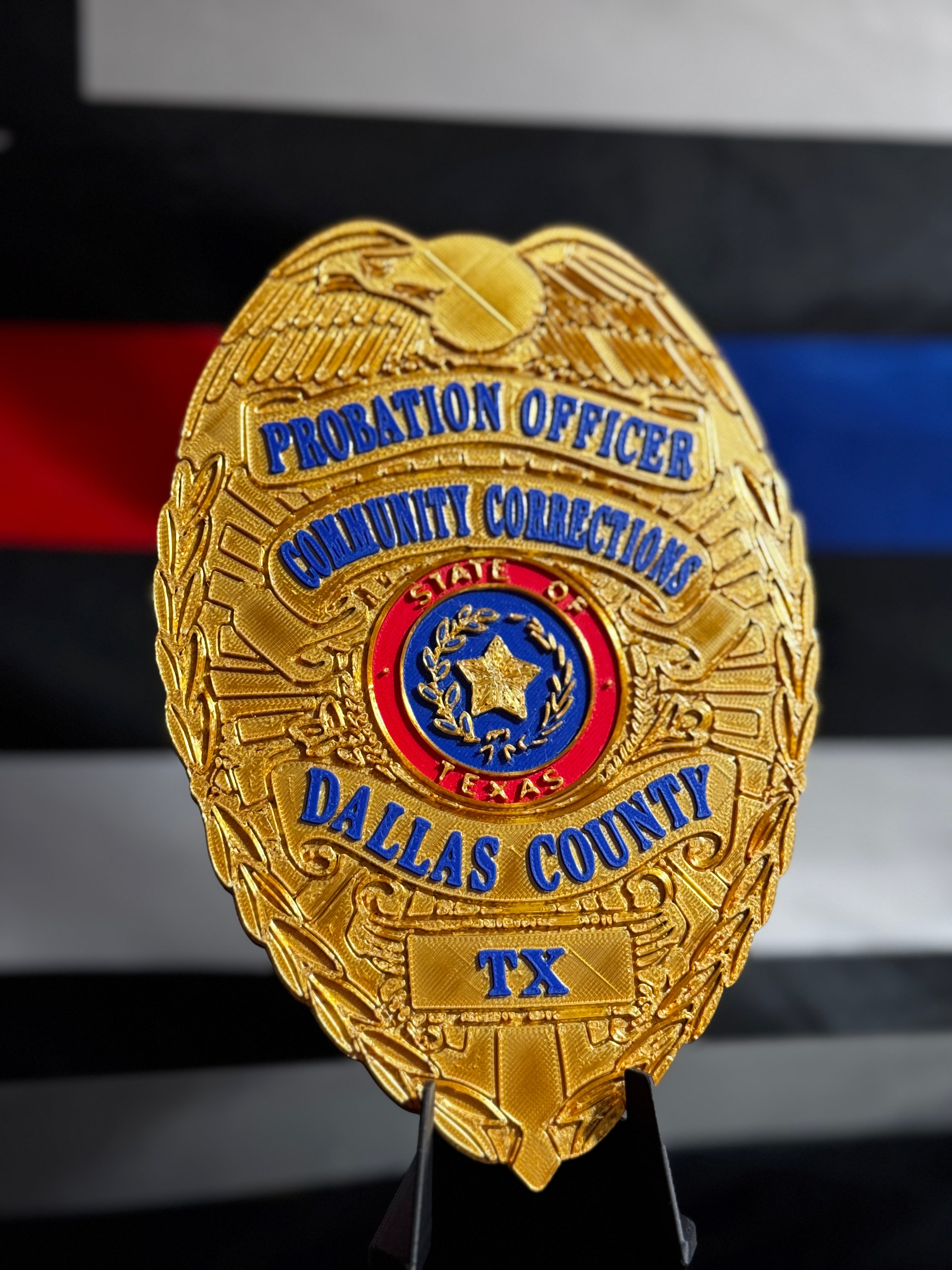 Custom 3D Printed Plaque From Your Patch, Badge or Logo