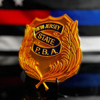 NJSPBA 3D Plaque | New Jersey State PBA Plaque with Stand | Standard or Member options