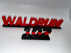 Custom 3D Duty Desk Name Stand – Personalized Display with Name & Badge Number