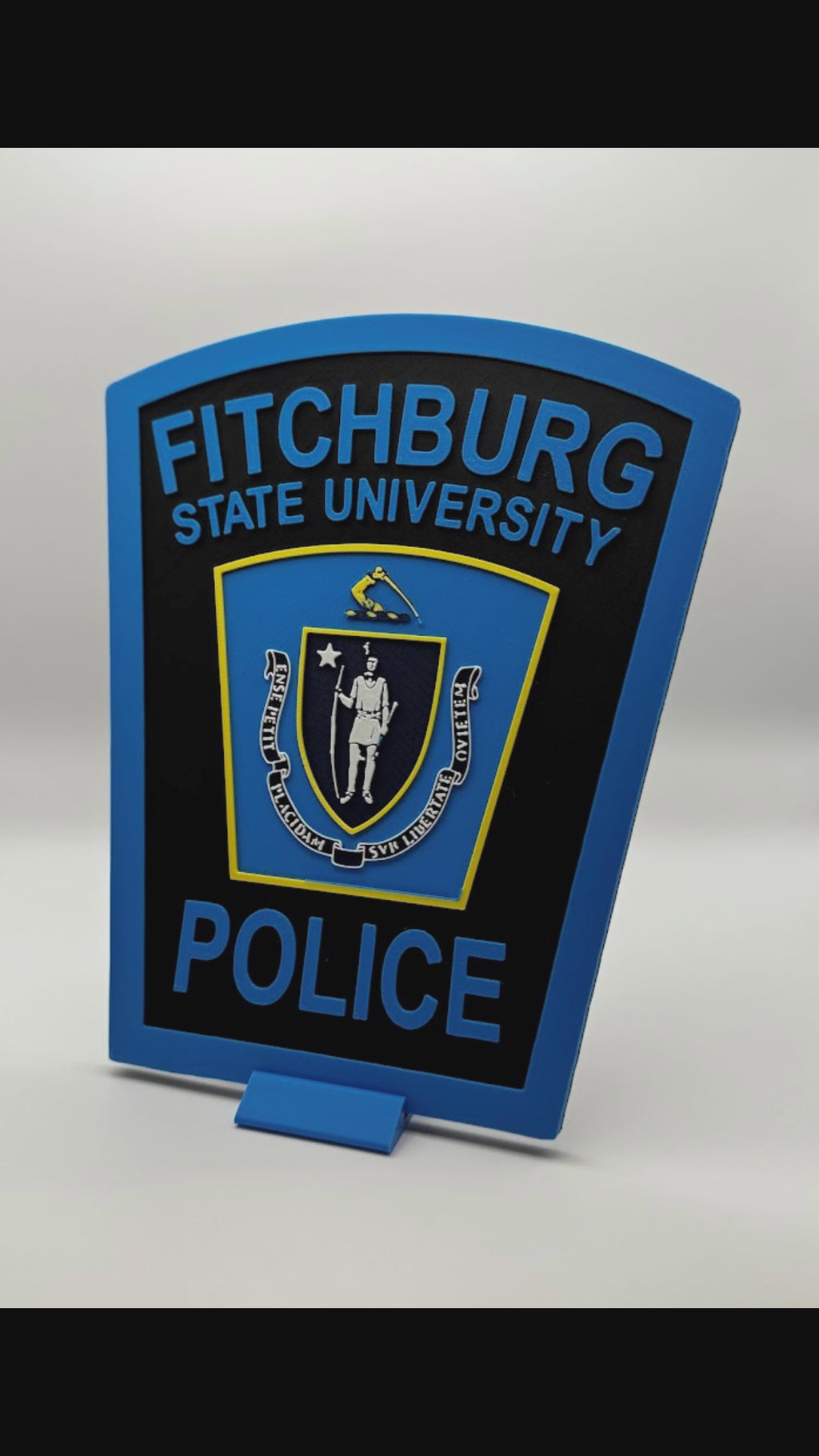 Custom 3D Printed Plaque From Your Patch, Badge or Logo