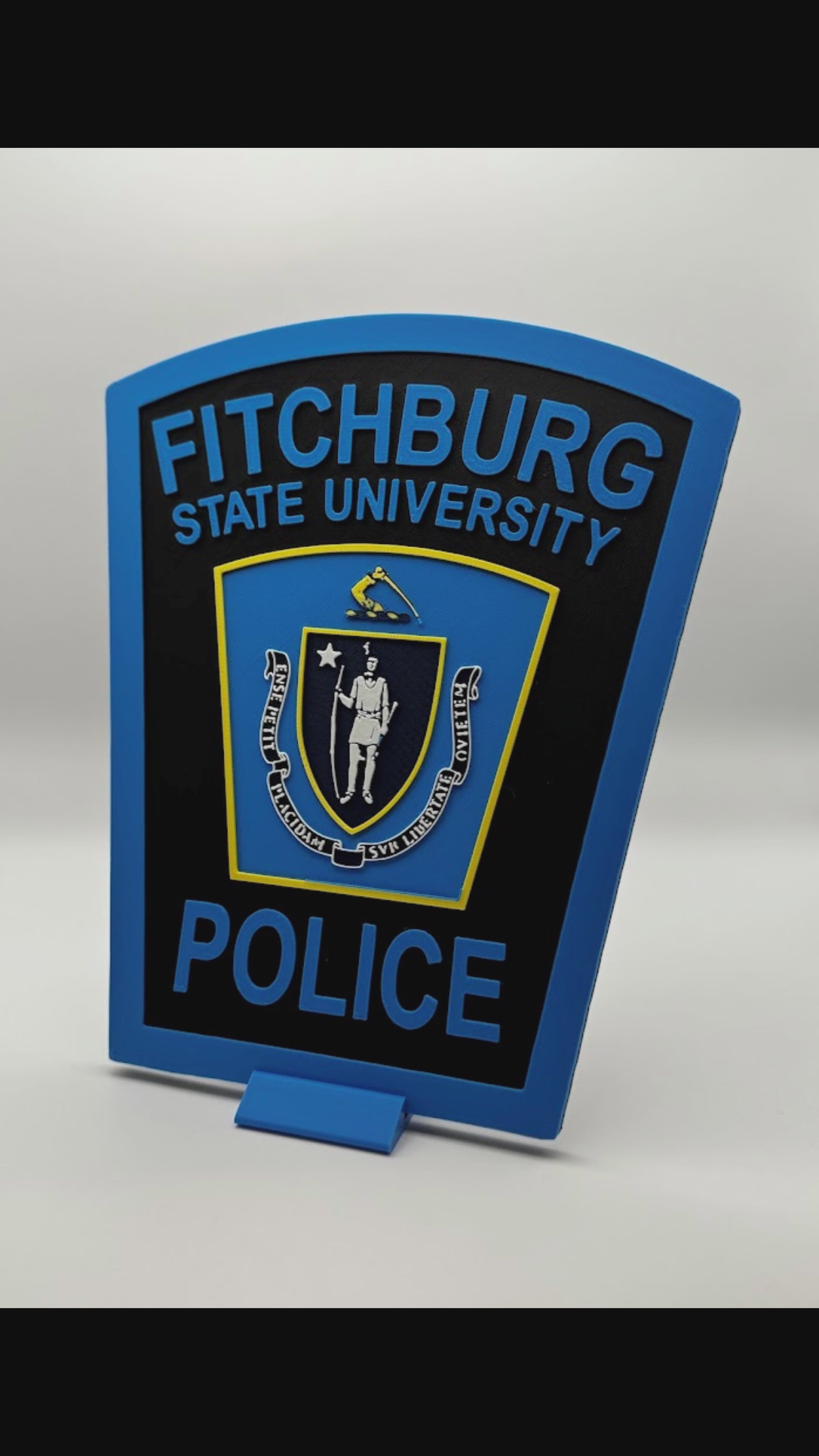 Custom 3D Printed Plaque From Your Patch, Badge or Logo